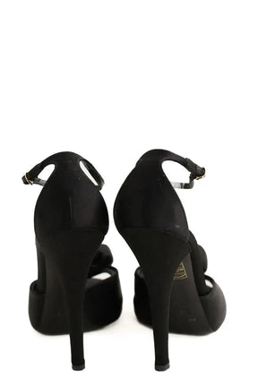 Talons Dolce & Gabbana Noir en Tissu