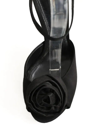 Talons Dolce & Gabbana Noir en Tissu
