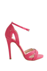 Talons Elie Saab Rose en Cuir, taille 39 - Seconde Main