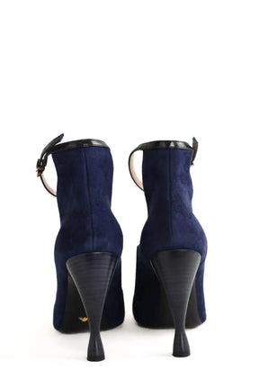 Talons Emporio Armani Marine en Daim