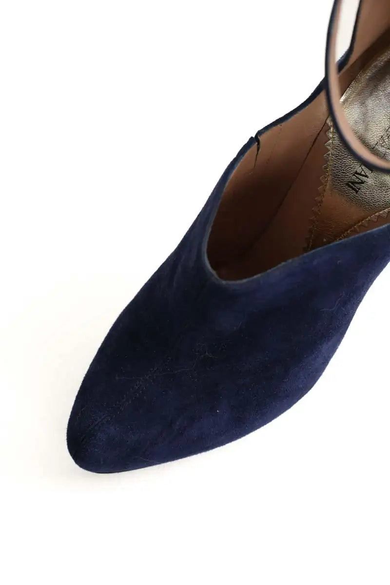 Talons Emporio Armani Marine en Daim