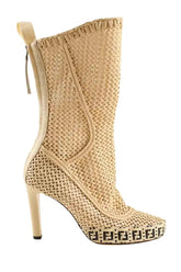 Talons Fendi Beige en Cuir, taille 37 - Seconde Main