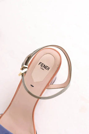 Talons Fendi Beige en Cuir