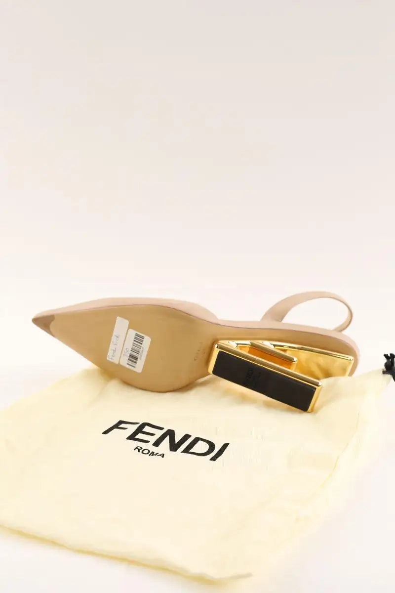 Talons Fendi Fendi First Beige en Cuir