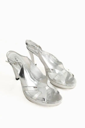 Talons Free Lance Argent en Cuir