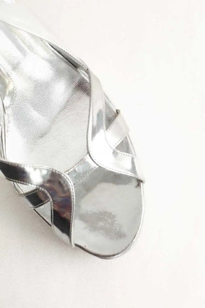 Talons Free Lance Argent en Cuir