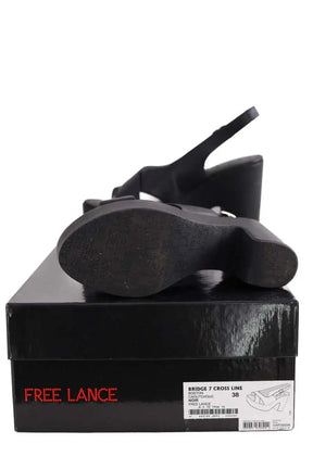 Talons Free Lance Noir en Cuir