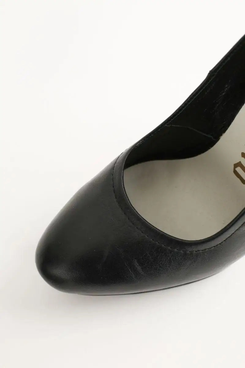 Talons Galliano Noir en Cuir