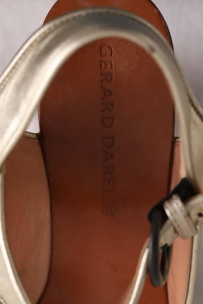 Talons Gerard Darel Doré en Cuir