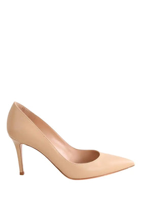 Talons Gianvito Rossi Beige en Cuir, taille 38 - Seconde Main