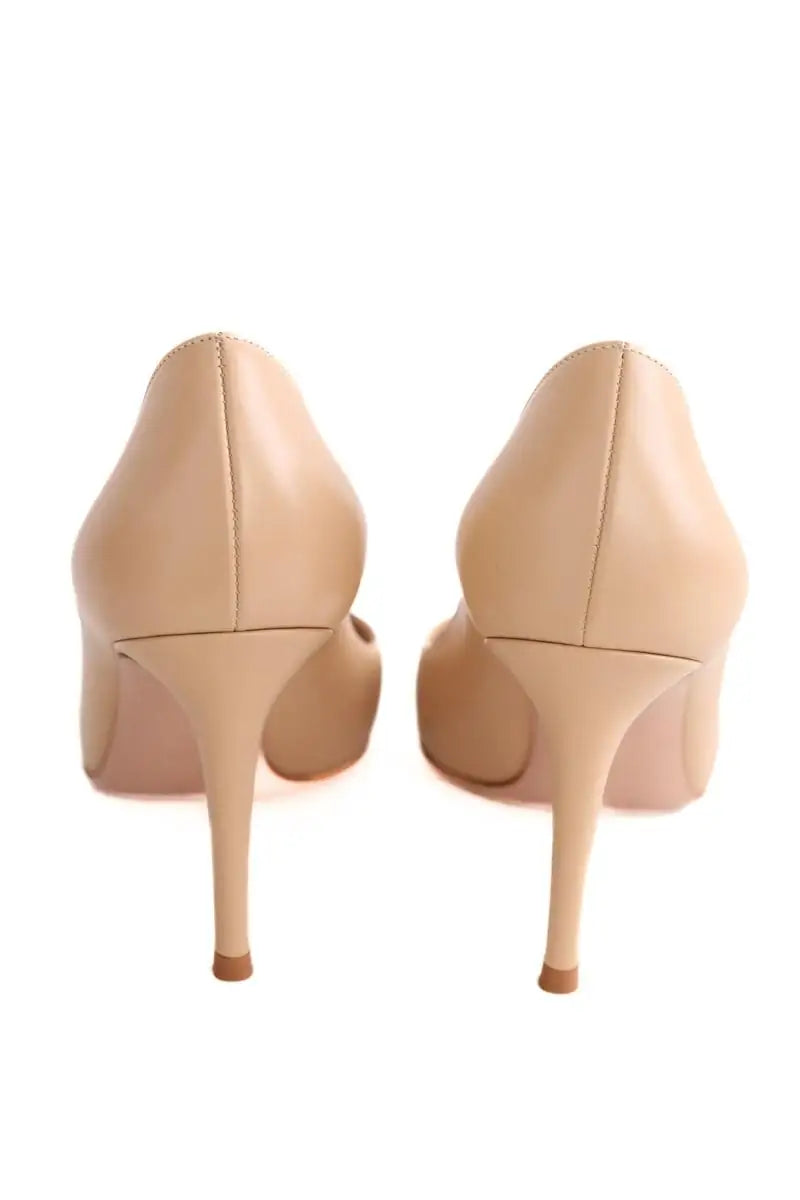 Talons Gianvito Rossi Beige en Cuir