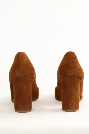 Talons Gianvito Rossi Camel en Daim