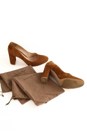 Talons Gianvito Rossi Camel en Daim