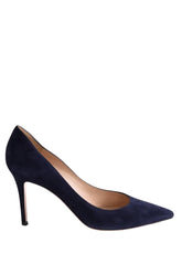 Talons Gianvito Rossi Marine en Daim, taille 39 - Seconde Main