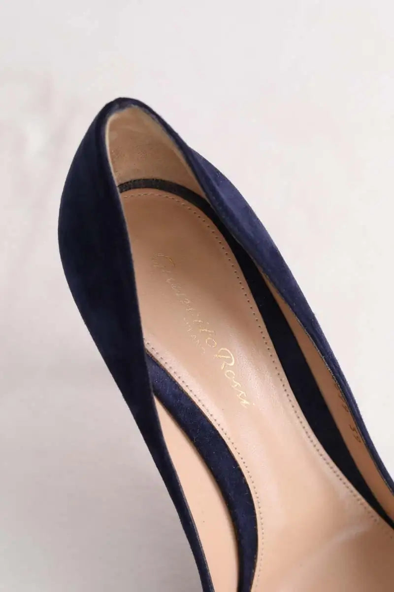 Talons Gianvito Rossi Marine en Daim