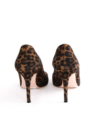 Talons Gianvito Rossi Marron en Cuir