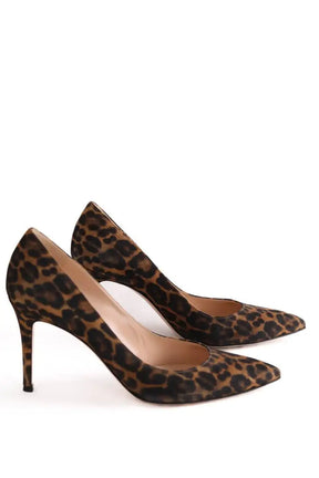 Talons Gianvito Rossi Marron en Cuir