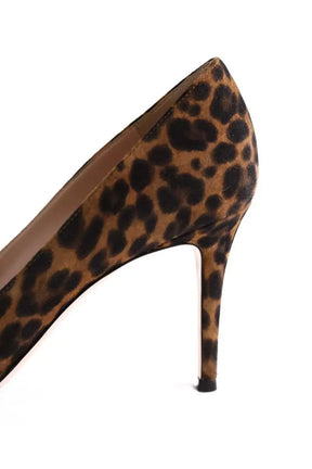 Talons Gianvito Rossi Marron en Cuir