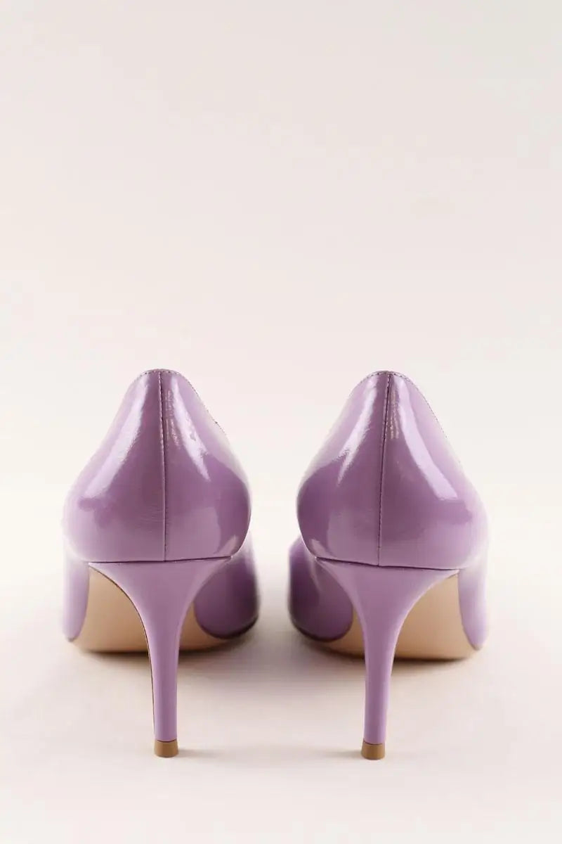 Talons Gianvito Rossi Violet en Cuir