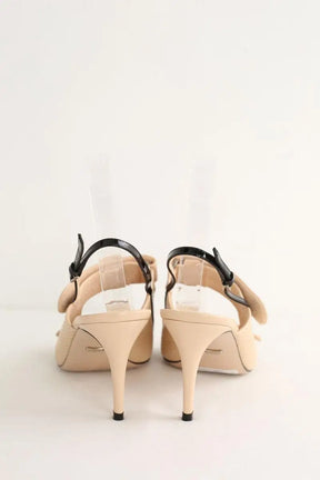 Talons Gucci Beige en Cuir