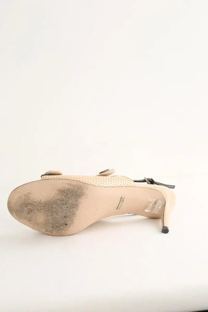 Talons Gucci Beige en Cuir