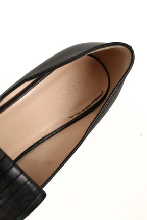 Talons Gucci GG Noir en Cuir