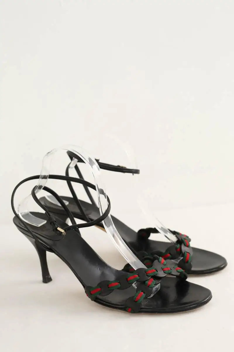 Talons Gucci Noir en Cuir