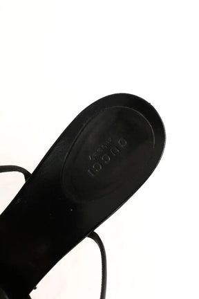 Talons Gucci Noir en Cuir