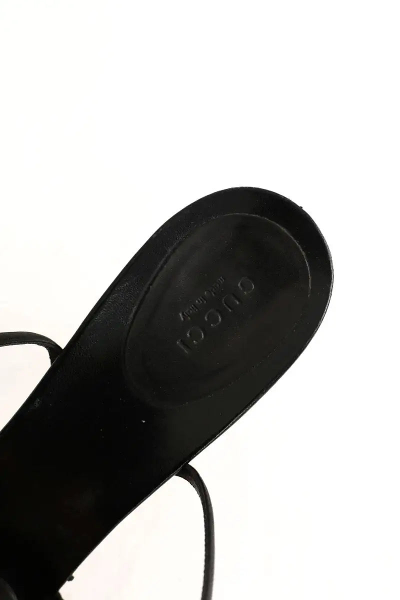 Talons Gucci Noir en Cuir