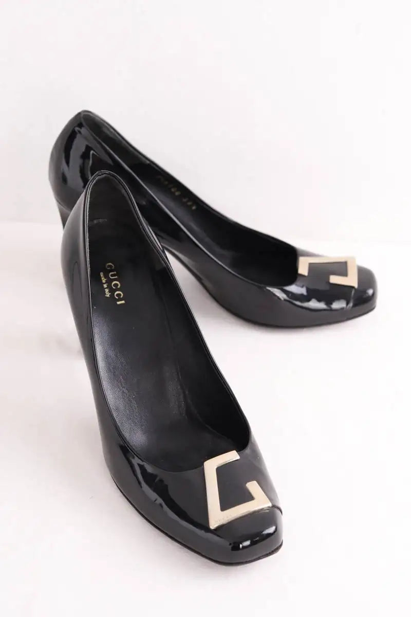 Talons Gucci Noir en Cuir verni
