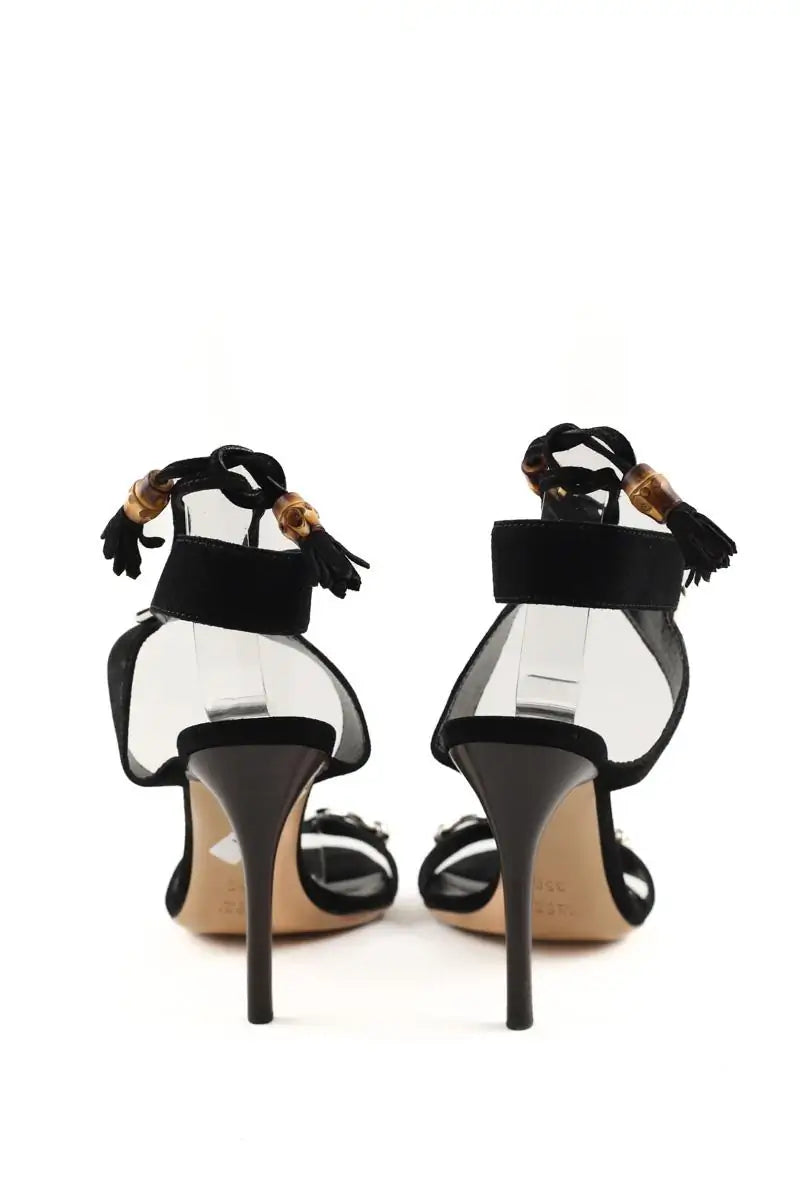 Talons Gucci Noir en Daim