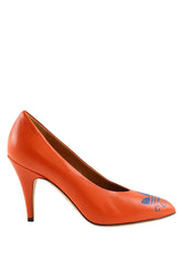 Talons Gucci Orange en Cuir, taille 37 - Seconde Main