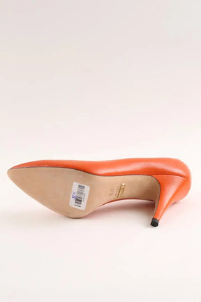 Talons Gucci Orange en Cuir