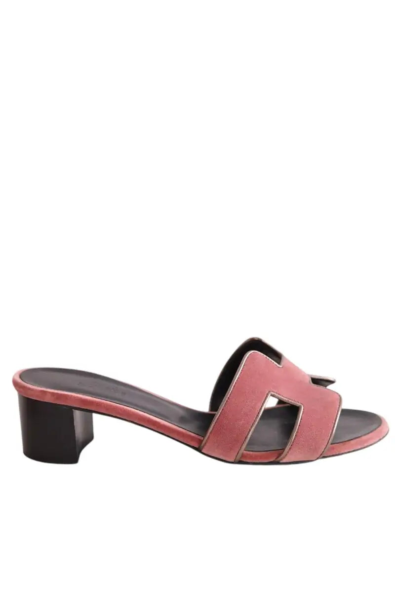 Talons Hermès Oasis  Rose en Cuir, taille 36 - Seconde Main