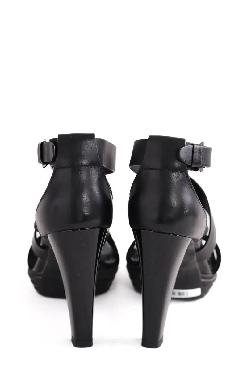 Talons Hogan Noir en Cuir