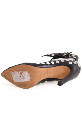 Talons Iro Noir en Cuir