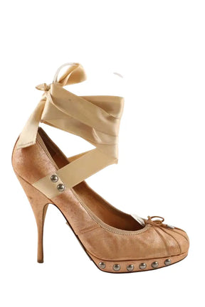 Talons Jean Paul Gaultier Rose en Cuir, taille 40 - Seconde Main