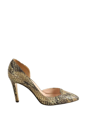 Talons Jérôme Dreyfuss Doré en Cuir, taille 38 - Seconde Main