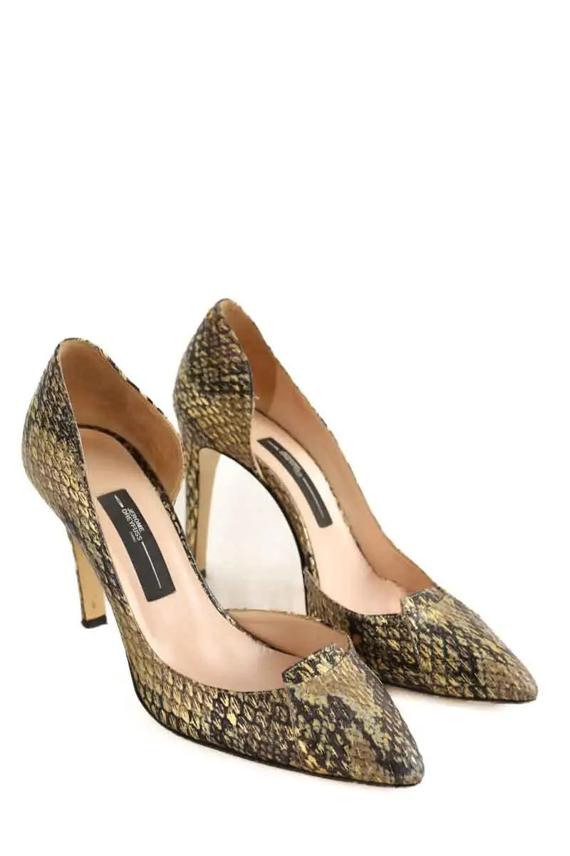 Talons Jérôme Dreyfuss Doré en Cuir