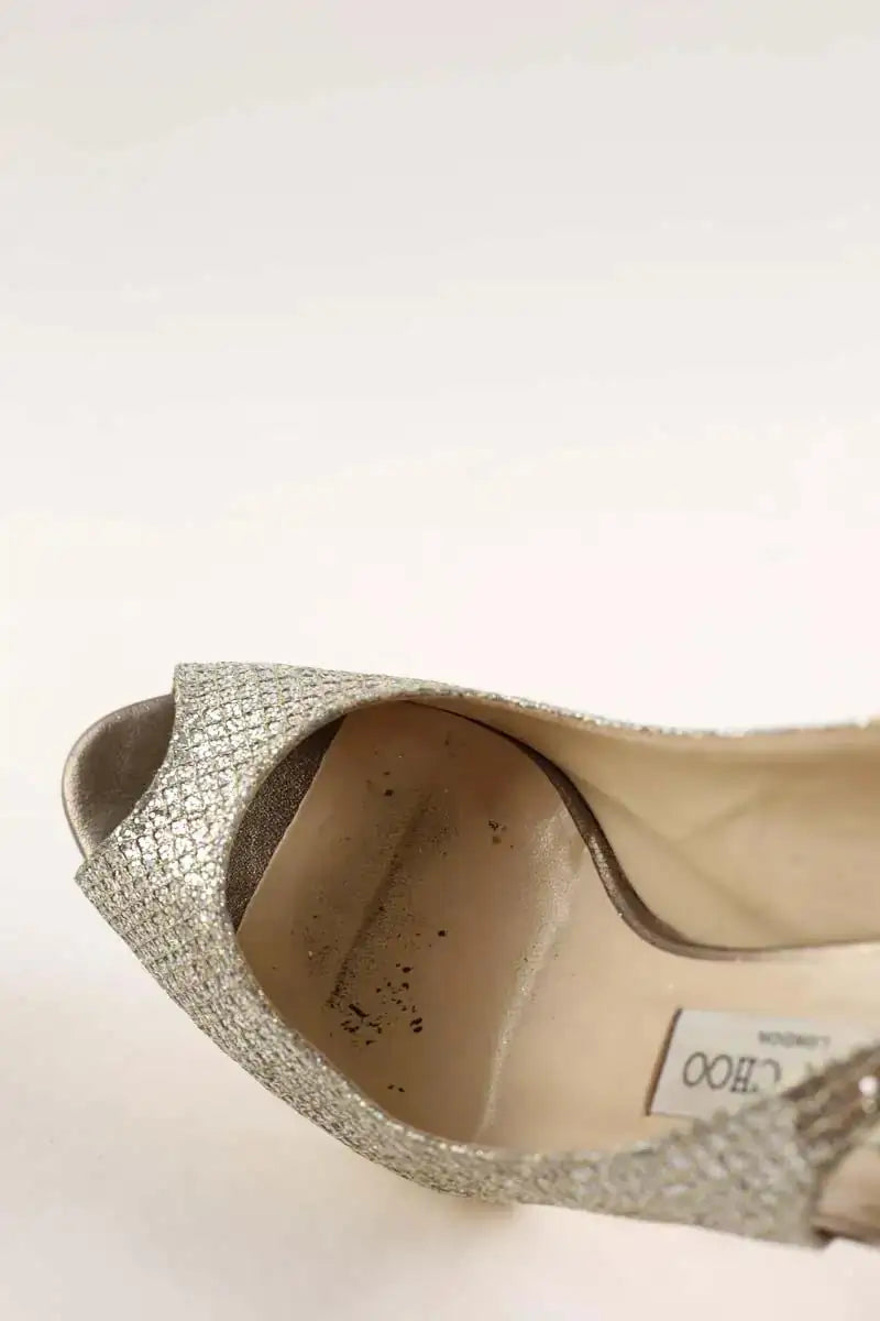 Talons Jimmy Choo Argent en Cuir