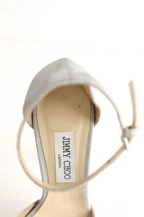 Talons Jimmy Choo Argent en Paillettes