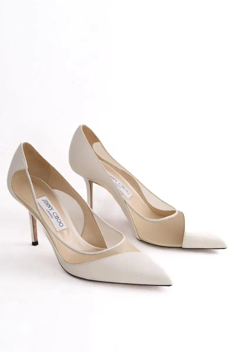 Talons Jimmy Choo Beige en Cuir