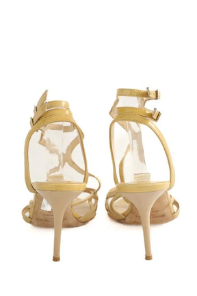 Talons Jimmy Choo Beige en Cuir verni
