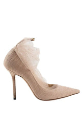 Talons Jimmy Choo Beige en Daim, taille 39 - Seconde Main