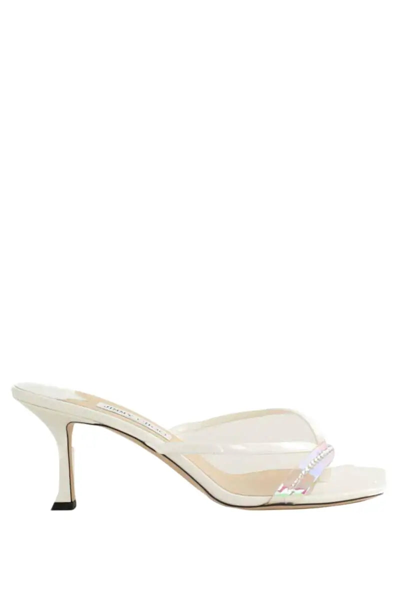 Talons Jimmy Choo Blanc en Cuir, taille 42 - Seconde Main