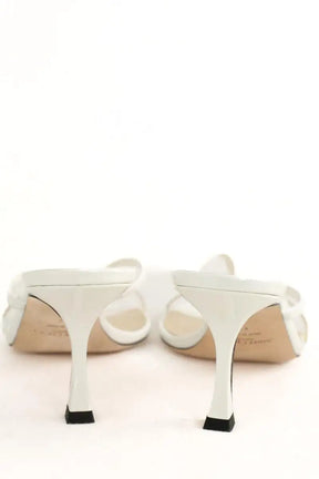 Talons Jimmy Choo Blanc en Cuir
