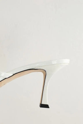Talons Jimmy Choo Blanc en Cuir