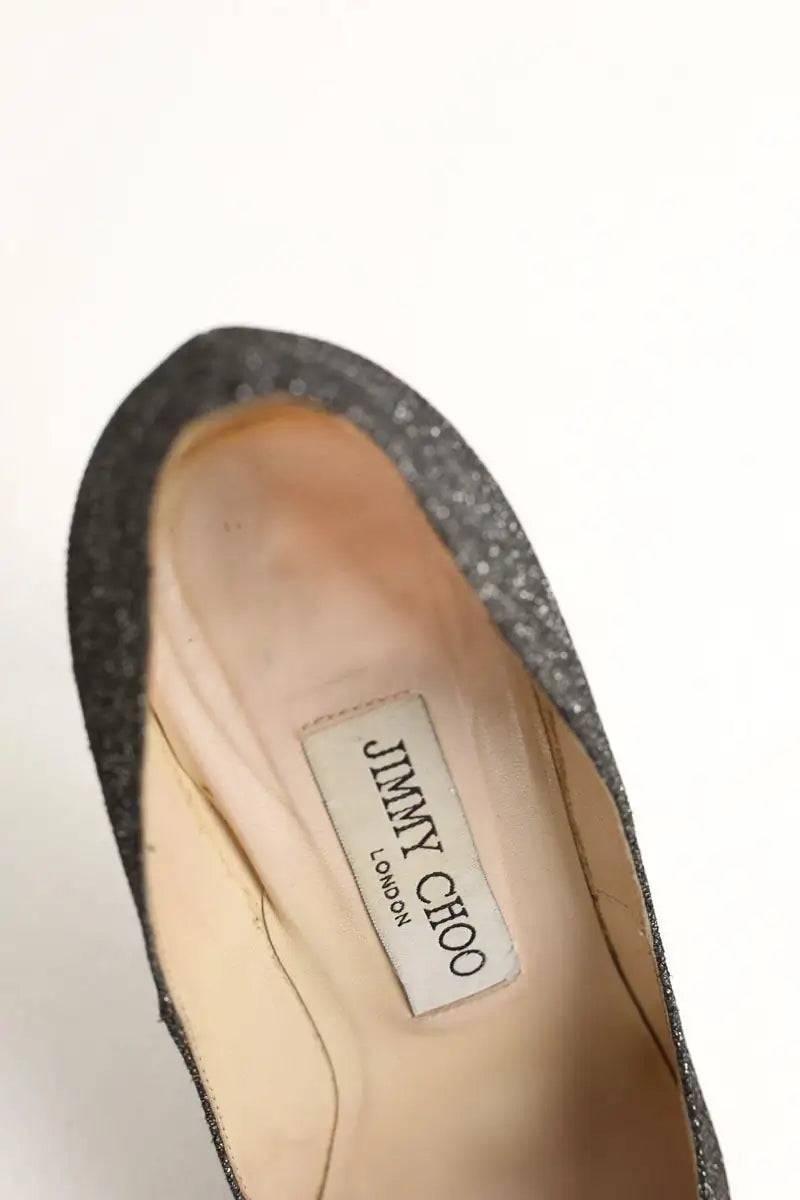 Talons Jimmy Choo Gris en Cuir