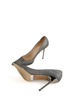 Talons Jimmy Choo Gris en Cuir