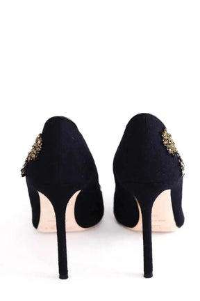 Talons Jimmy Choo Marine en Daim